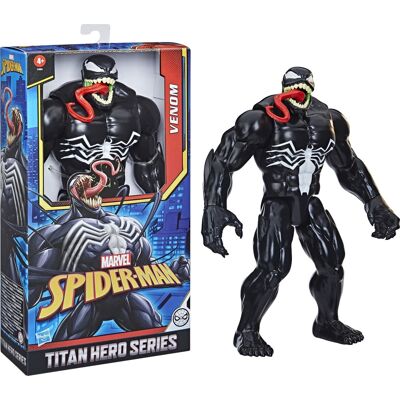 Hasbro - Spider-Man - Titan Hero Series - 12" Venom Action Figure - COLLECTIBLES - Multicolor Hasbro - Spider-Man - Titan Hero Series - 12" Venom Action Figure - COLLECTIBLES - Multicolor