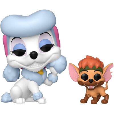 Funko - POP! & Buddy: Oliver & Company - Georgette with Tito (Disney) - COLLECTIBLES - Multicolor Funko - POP! & Buddy: Oliver & Company - Georgette with Tito (Disney) - COLLECTIBLES - Multicolor