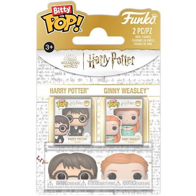 Funko - Bitty POP: Harry Potter and the Goblet of Fire 2-Pack - Harry & Ginny - COLLECTIBLES - Multicolor Funko - Bitty POP: Harry Potter and the Goblet of Fire 2-Pack - Harry & Ginny - COLLECTIBLES - Multicolor