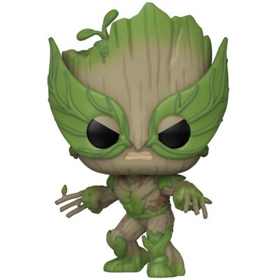 Funko - POP! Marvel: We Are Groot - Wolverine - COLLECTIBLES - Multicolor Funko - POP! Marvel: We Are Groot - Wolverine - COLLECTIBLES - Multicolor