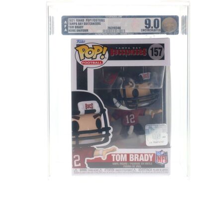 Tampa Bay Buccaneers NFL Funko POP Vinyl Figure Tom Brady (Home Uniform) Rated AFA 9 Tampa Bay Buccaneers NFL Funko POP Vinyl Figure Tom Brady (Home Uniform) Rated AFA 9