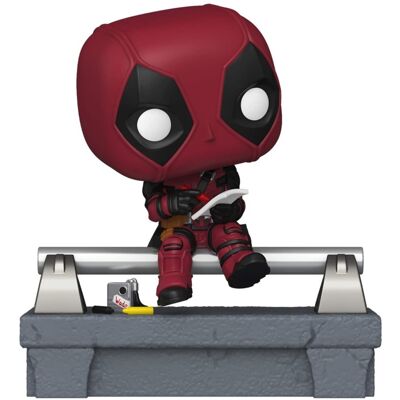Funko - POP! Deluxe: Deadpool - Deadpool on Bridge (Marvel) - COLLECTIBLES - Multicolor Funko - POP! Deluxe: Deadpool - Deadpool on Bridge (Marvel) - COLLECTIBLES - Multicolor