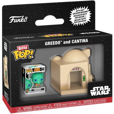 Funko - Bitty POP!: Town: Star Wars - Towns Greedo and Cantina - COLLECTIBLES - Multicolor Funko - Bitty POP!: Town: Star Wars - Towns Greedo and Cantina - COLLECTIBLES - Multicolor