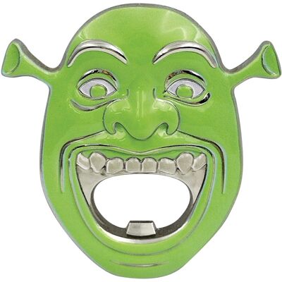 Fanattik - Shrek Face Magnetic Enamel Metal Bottle Opener - Green Fanattik - Shrek Face Magnetic Enamel Metal Bottle Opener - Green