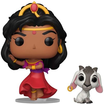 Funko - POP! & Buddy: Hunchback of Notre Dame - Esmeralda & Djali (Disney) - COLLECTIBLES - Multicolor Funko - POP! & Buddy: Hunchback of Notre Dame - Esmeralda & Djali (Disney) - COLLECTIBLES - Multicolor