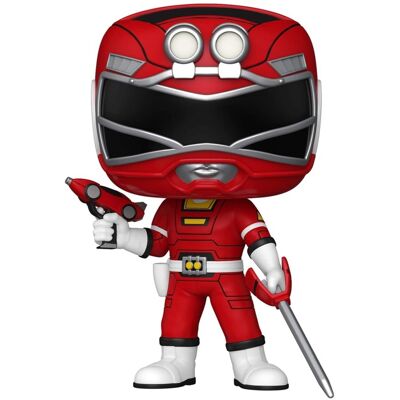 Funko - POP! Television: Power Rangers Turbo - Red Turbo Ranger - COLLECTIBLES - Multicolor Funko - POP! Television: Power Rangers Turbo - Red Turbo Ranger - COLLECTIBLES - Multicolor