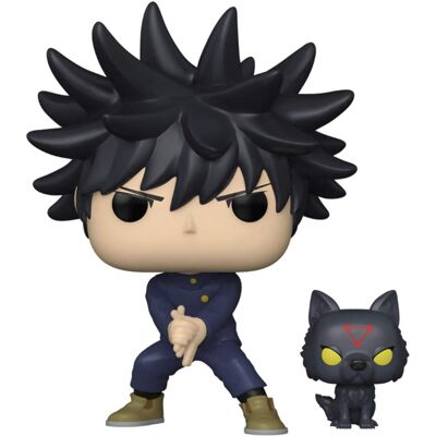 Funko - POP! & Buddy: Jujutsu Kaisen S1 - Megumi with Dog - Collectibles - Multicolor Funko - POP! & Buddy: Jujutsu Kaisen S1 - Megumi with Dog - Collectibles - Multicolor