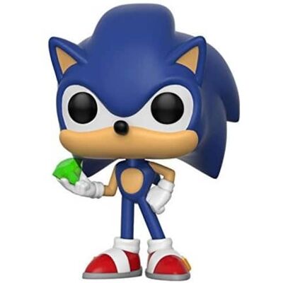 Funko - POP! Games: Sonic - Sonic with Emerald - COLLECTIBLES - Multicolor Funko - POP! Games: Sonic - Sonic with Emerald - COLLECTIBLES - Multicolor