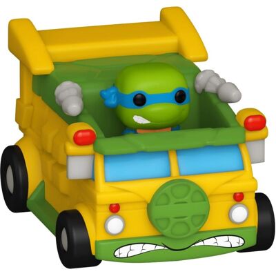 Funko - Bitty POP! Ride: Teenage Mutant Ninja Turtles - Leonardo with Van (TMNT) - COLLECTIBLES - Multicolor Funko - Bitty POP! Ride: Teenage Mutant Ninja Turtles - Leonardo with Van (TMNT) - COLLECTIBLES - Multicolor