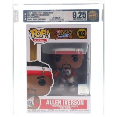 Philadelphia 76ers NBA Funko POP Vinyl Figure Allen Iverson Rated AFA 9.25 Philadelphia 76ers NBA Funko POP Vinyl Figure Allen Iverson Rated AFA 9.25