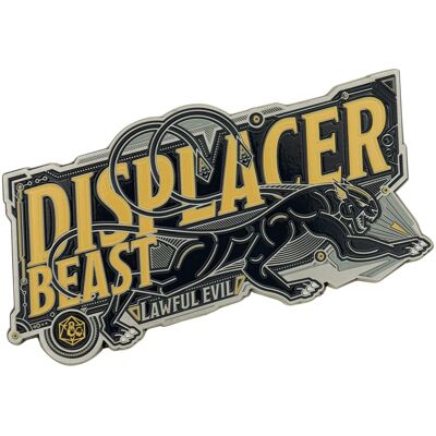 Dungeons & Dragons - Displacer Beast Metal Replica Ingot - Gold Dungeons & Dragons - Displacer Beast Metal Replica Ingot - Gold