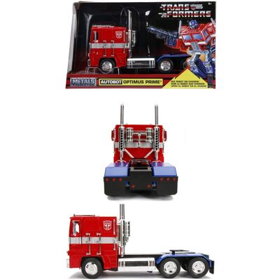 Jada Toys - Transformers G1 Optimus Prime Truck with Robot on Chassis Die-cast Car - COLLECTIBLES - Multicolor Jada Toys - Transformers G1 Optimus Prime Truck with Robot on Chassis Die-cast Car - COLLECTIBLES - Multicolor