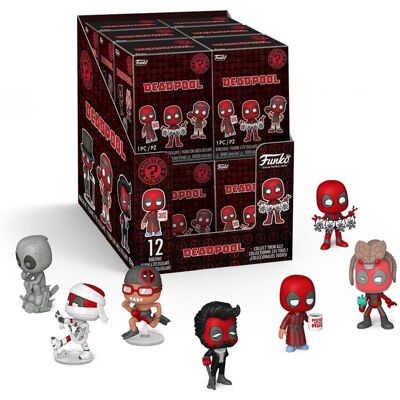 Funko - Mystery Mini: Deadpool (Marvel) (One Random Mystery Mini Per Transaction) - COLLECTIBLES - Multicolor Funko - Mystery Mini: Deadpool (Marvel) (One Random Mystery Mini Per Transaction) - COLLECTIBLES - Multicolor