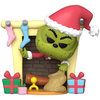 Funko - POP! Deluxe: How the Grinch Stole Christmas - Grinch with Bag - COLLECTIBLES - Multicolor Funko - POP! Deluxe: How the Grinch Stole Christmas - Grinch with Bag - COLLECTIBLES - Multicolor