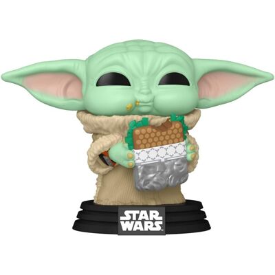 Funko - POP! Star Wars: Mandalorian & Grogu - Grogu with Food - COLLECTIBLES - Multicolor Funko - POP! Star Wars: Mandalorian & Grogu - Grogu with Food - COLLECTIBLES - Multicolor