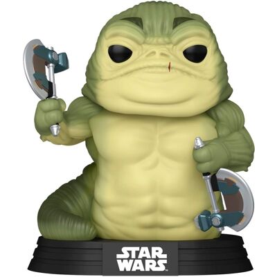 Funko - POP! Star Wars: Mandalorian & Grogu - Rotta the Hutt (Glow-in-the-Dark) - COLLECTIBLES - Multicolor Funko - POP! Star Wars: Mandalorian & Grogu - Rotta the Hutt (Glow-in-the-Dark) - COLLECTIBLES - Multicolor