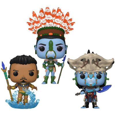 PopMarket - Funko Pop Black Panther Bundle 1 - COLLECTIBLES - Multicolor PopMarket - Funko Pop Black Panther Bundle 1 - COLLECTIBLES - Multicolor