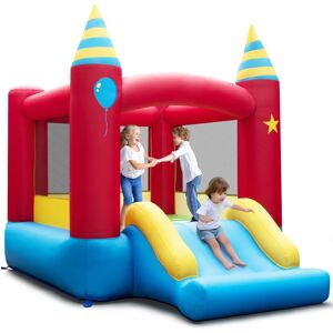 Costway - Inflatable Bounce Castle Kids Jumping Bouncer Indoor Outdoor Blower Excluded - Multicolor Costway - Inflatable Bounce Castle Kids Jumping Bouncer Indoor Outdoor Blower Excluded - Multicolor