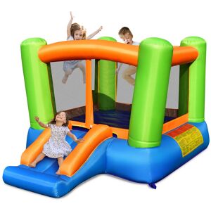Costway - Inflatable Bounce House Kids Jumping Playhouse Indoor & Outdoor Without Blower - Multicolour Costway - Inflatable Bounce House Kids Jumping Playhouse Indoor & Outdoor Without Blower - Multicolour