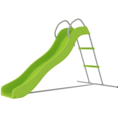 Qaba - Outdoor Slide for Kids Ages 3-8, Climbing Step Ladder, Playground Equipment for Backyard Qaba - Outdoor Slide for Kids Ages 3-8, Climbing Step Ladder, Playground Equipment for Backyard