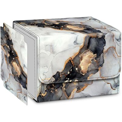 Kitcheniva - Magnetic Game Card Case Desk Organizer For MTG/TCG/CCG - Cloudy Marble Kitcheniva - Magnetic Game Card Case Desk Organizer For MTG/TCG/CCG - Cloudy Marble