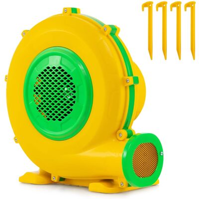 Gymax - 950W 1.2 HP Electric Blower 2620 PA Air Blower for Inflatables Water Slide - Yellow Gymax - 950W 1.2 HP Electric Blower 2620 PA Air Blower for Inflatables Water Slide - Yellow