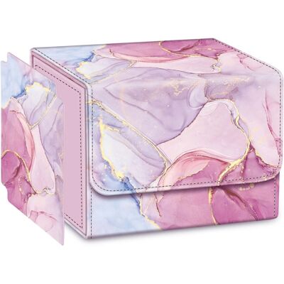 Kitcheniva - Magnetic Game Card Case Desk Organizer For MTG/TCG/CCG - Glittering Marble Kitcheniva - Magnetic Game Card Case Desk Organizer For MTG/TCG/CCG - Glittering Marble