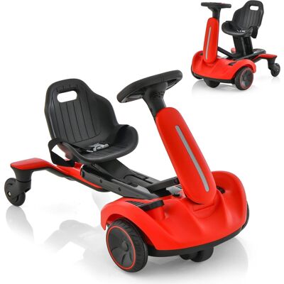 Costway - 6V Kids Ride On Drift Car Electric Drifting Go Kart for Kids with 360° Spin - Red Costway - 6V Kids Ride On Drift Car Electric Drifting Go Kart for Kids with 360° Spin - Red