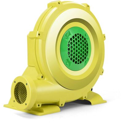 Costway - Air Blower Pump Fan 735 Watt 1.0HP For Inflatable Bounce House Bouncy Castle - Yellow Costway - Air Blower Pump Fan 735 Watt 1.0HP For Inflatable Bounce House Bouncy Castle - Yellow