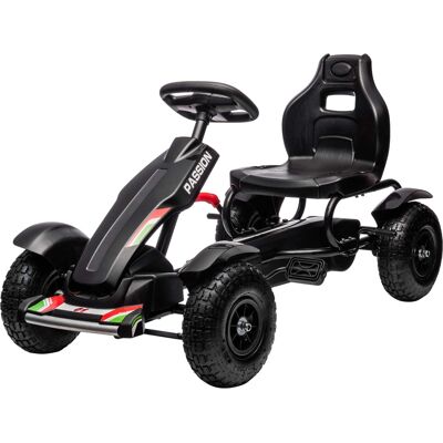 Aosom - Pedal Go Kart, Outdoor Ride on Toys with Adjustable Seat, Sharp Handling, Handbrake Aosom - Pedal Go Kart, Outdoor Ride on Toys with Adjustable Seat, Sharp Handling, Handbrake