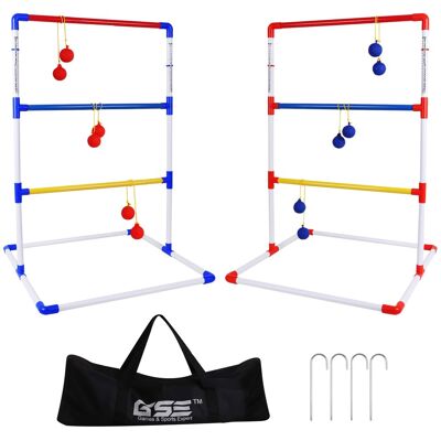 GSE Games & Sports Expert - Premium Plastic Ladder Ball Toss Game Set with Ladder Ball Bolas & Carrying Case GSE Games & Sports Expert - Premium Plastic Ladder Ball Toss Game Set with Ladder Ball Bolas & Carrying Case