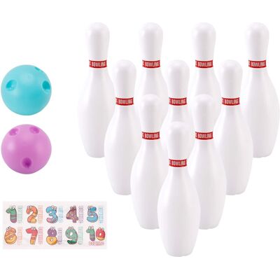 Topteng - 7.5" Luminous Bowling Ball Set for Kids - 10 Pins & 2 Balls, Indoor/Outdoor Sports Toy, Gift for Boys Girls Ages 3+ Topteng - 7.5" Luminous Bowling Ball Set for Kids - 10 Pins & 2 Balls, Indoor/Outdoor Sports Toy, Gift for Boys Girls Ages 3+