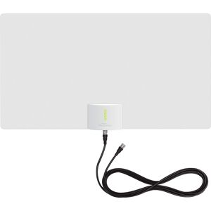 Mohu - Leaf Supreme Pro Indoor Amplified HDTV Antenna 65-Mile Range - Black/White Mohu - Leaf Supreme Pro Indoor Amplified HDTV Antenna 65-Mile Range - Black/White