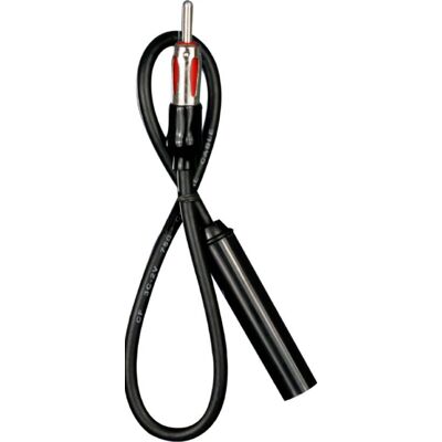 Metra - Universal 12" Antenna Extension Cable - Black Metra - Universal 12" Antenna Extension Cable - Black