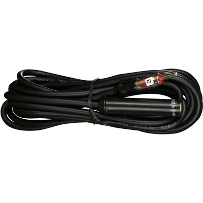 Metra - Universal 12' Antenna Extension Cable with Capacitator - Black Metra - Universal 12' Antenna Extension Cable with Capacitator - Black