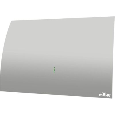 Mohu - Gateway Plus Amplified Indoor HDTV Antenna, 60-mile Range - Gray Mohu - Gateway Plus Amplified Indoor HDTV Antenna, 60-mile Range - Gray