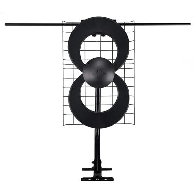 Antennas Direct - ClearStream 2V Long-Range HDTV Antenna - Black/Silver Antennas Direct - ClearStream 2V Long-Range HDTV Antenna - Black/Silver