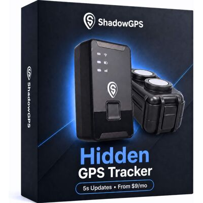 ShadowGPS - Battery GPS Tracker with Magnetic Mount - Real-Time Tracking for Cars, Fleets, Tools & Assets - Black ShadowGPS - Battery GPS Tracker with Magnetic Mount - Real-Time Tracking for Cars, Fleets, Tools & Assets - Black