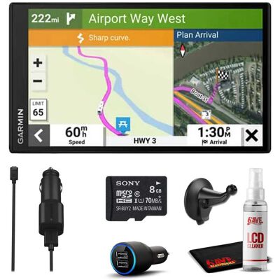 Garmin - RV 795 GPS Navigation for RV's with 6Ave Travel Pack Bundle Garmin - RV 795 GPS Navigation for RV's with 6Ave Travel Pack Bundle