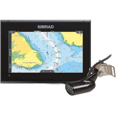 Simrad - GO9 XSE with HDI Transducer and C-MAP GPS DISCOVER Chart With Touchscreen - Black Simrad - GO9 XSE with HDI Transducer and C-MAP GPS DISCOVER Chart With Touchscreen - Black