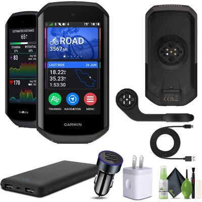 Garmin - Edge 1050 Bike Computer Cleaning Kit Accessory Bundle - Black Garmin - Edge 1050 Bike Computer Cleaning Kit Accessory Bundle - Black