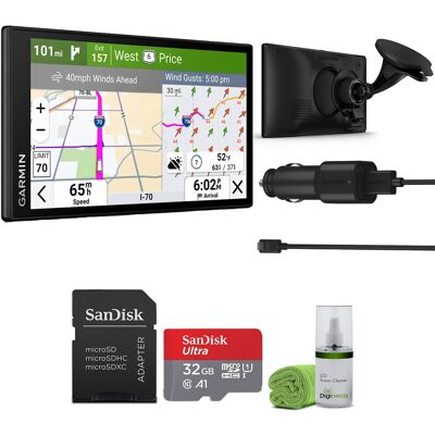 Garmin - dēzl OTR620 6in Truck GPS Bundle with 32GB Card & Cleaning Kit - Black Garmin - dēzl OTR620 6in Truck GPS Bundle with 32GB Card & Cleaning Kit - Black