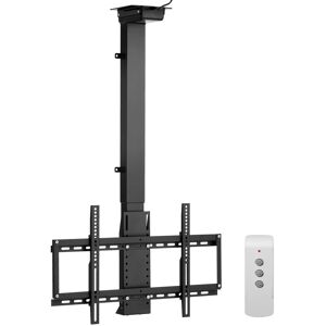 VEVOR - Motorized Ceiling TV Mount, TV Wall Mount for 32 to 55 Inch TV, with Max VESA 24 x 16 in, Fits TVs Up to 120 lbs - Black VEVOR - Motorized Ceiling TV Mount, TV Wall Mount for 32 to 55 Inch TV, with Max VESA 24 x 16 in, Fits TVs Up to 120 lbs - Black