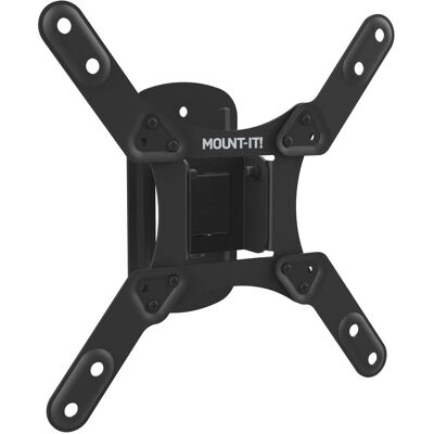 Mount-It! - Single Stud Tilt & Swivel TV Wall Mount for 17–50" – Compact, Full Motion, VESA Compatible, Easy Install - Black Mount-It! - Single Stud Tilt & Swivel TV Wall Mount for 17–50" – Compact, Full Motion, VESA Compatible, Easy Install - Black
