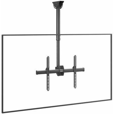 Mount-It! - Full-Motion Adjustable Ceiling TV Mount – 32″–70″, 360° Swivel, 25° Tilt, 22–36″ Drop, 110 lb Capacity - Black Mount-It! - Full-Motion Adjustable Ceiling TV Mount – 32″–70″, 360° Swivel, 25° Tilt, 22–36″ Drop, 110 lb Capacity - Black