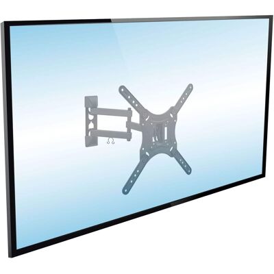 Mount-It! - Full Motion TV Wall Mount for 24–55" Screens, Swivel, Tilt, VESA 400x400, 66lb Capacity - Black Mount-It! - Full Motion TV Wall Mount for 24–55" Screens, Swivel, Tilt, VESA 400x400, 66lb Capacity - Black