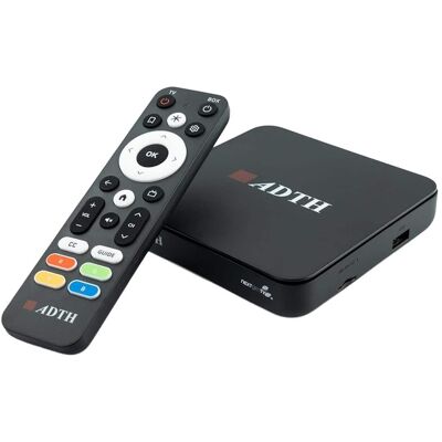 ADTH - NextGen TV Box Gen 2, ATSC 3.0/1.0 Digital Tuner and Receiver (64GB) - Black ADTH - NextGen TV Box Gen 2, ATSC 3.0/1.0 Digital Tuner and Receiver (64GB) - Black