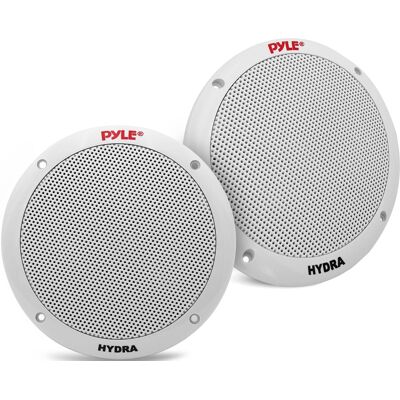Pyle - 6.5 Inch Dual Marine Speakers - 2 Way Pyle - 6.5 Inch Dual Marine Speakers - 2 Way