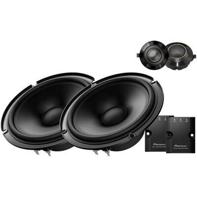 Pioneer - TS-Z65C 6-1/2" Z-Series 100 watts RMS Component Speaker System - Black Pioneer - TS-Z65C 6-1/2" Z-Series 100 watts RMS Component Speaker System - Black