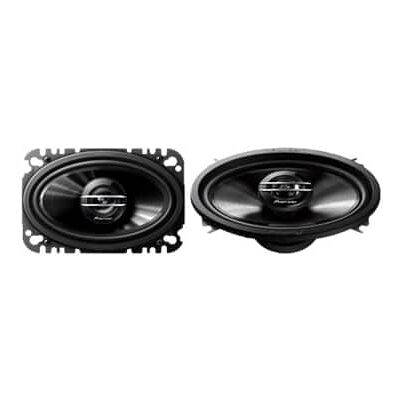 Pioneer - 4" x 6" 2-Way Car Speakers with Mica-Filled IMPP Cones (Pair) - Black Pioneer - 4" x 6" 2-Way Car Speakers with Mica-Filled IMPP Cones (Pair) - Black